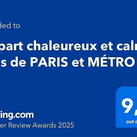 Appart Chaleureux Et Calme Pres De Paris Et Metro Asnières Buitenkant foto