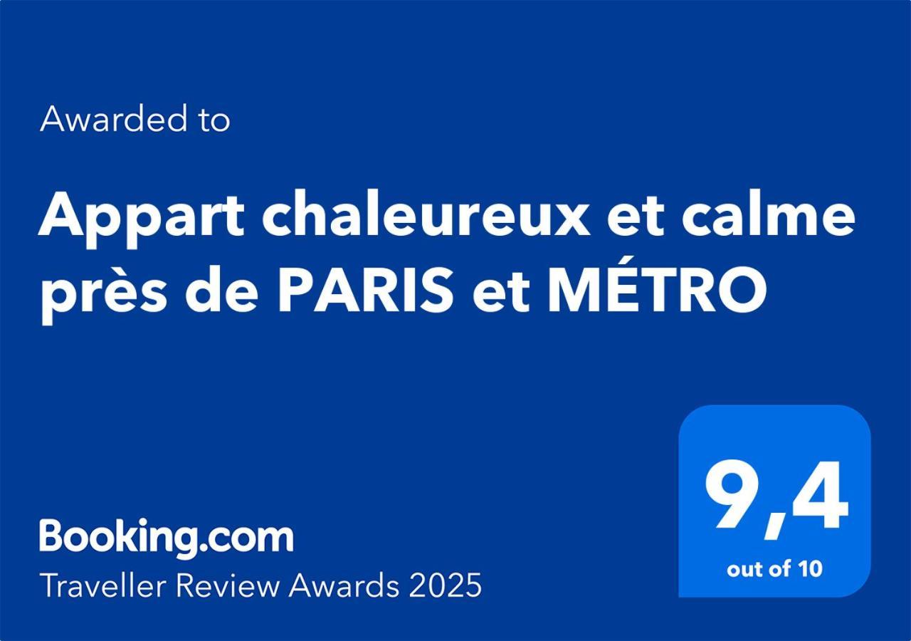 Appart Chaleureux Et Calme Pres De Paris Et Metro Asnières Buitenkant foto